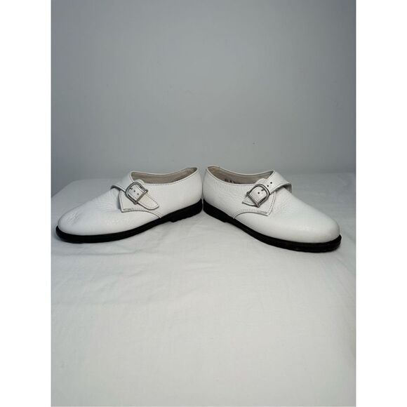 Eastland women’s vintage white Portland loafers w/buckle size 6.5. #S-0270 - Picture 3 of 7